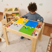 6'sı 1 Arada Montessori Aktivite Masası | Kum, Su, Yapı Blokları & Sanat