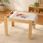 6'sı 1 Arada Montessori Aktivite Masası | Kum, Su, Yapı Blokları & Sanat