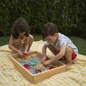 Ahşap Montessori Kum Masası (Kinetik Kumlu)