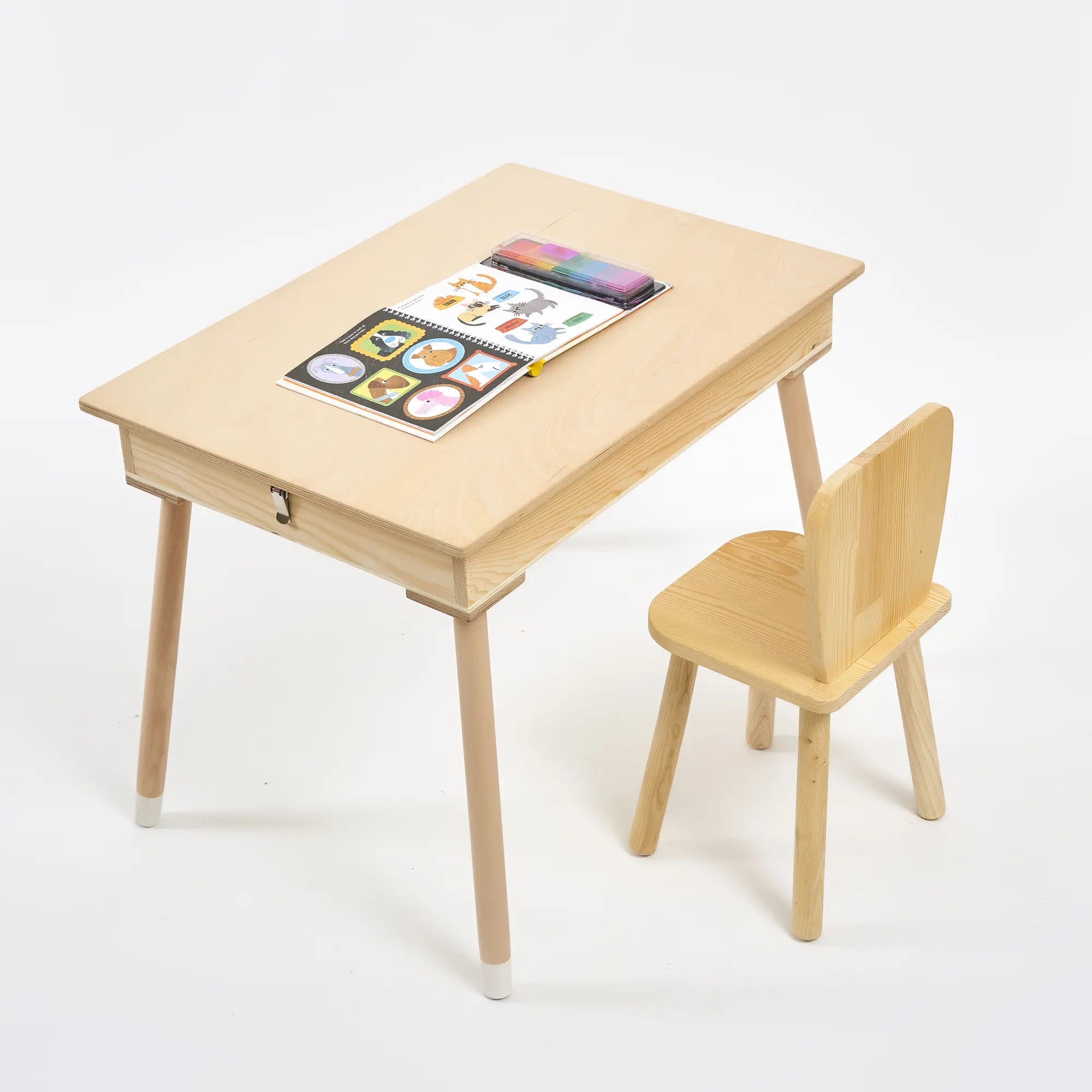 Ahşap Montessori Ayaklı Kum Masası (Kinetik Kum Hediyeli)