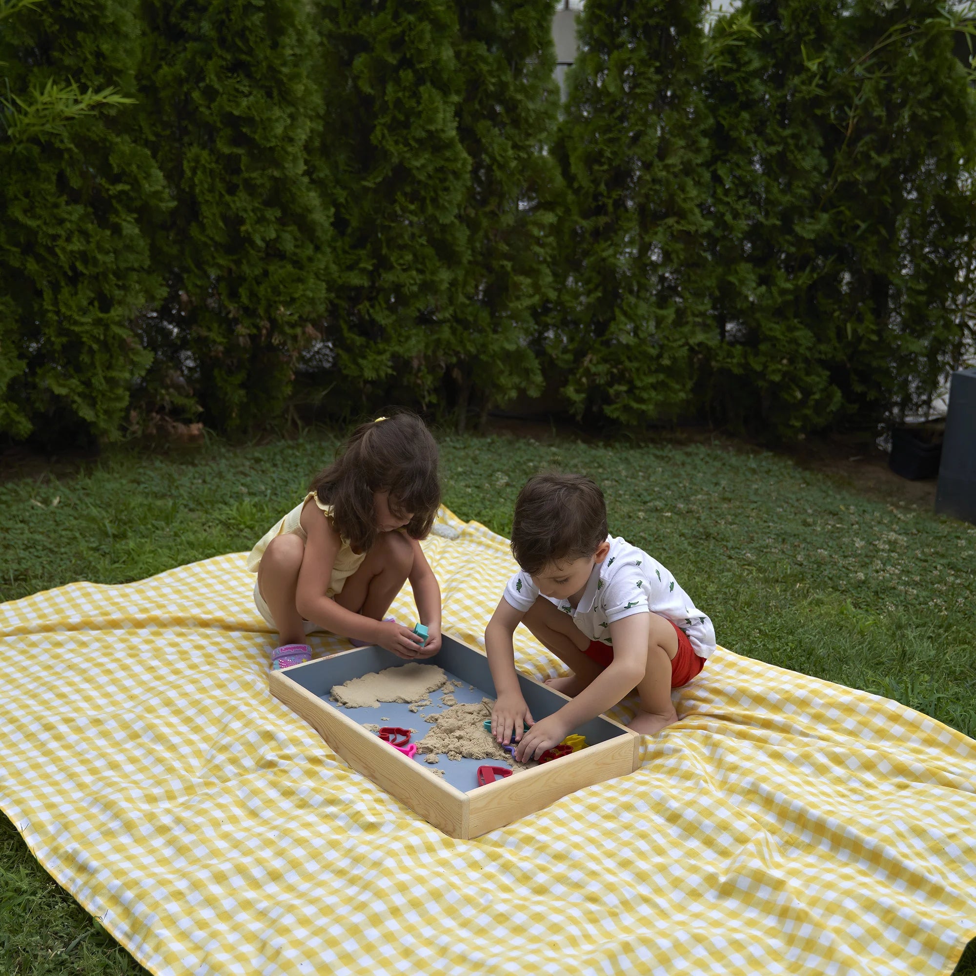 Ahşap Montessori Kum Masası (Kinetik Kumlu)