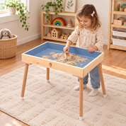 Ahşap Montessori Ayaklı Kum Masası (Kinetik Kum Hediyeli)