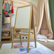 Çift Taraflı Ayaklı Ahşap Yazı Tahtası