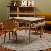 Montessori Ahşap Aktivite Masası – Huş Ağacı