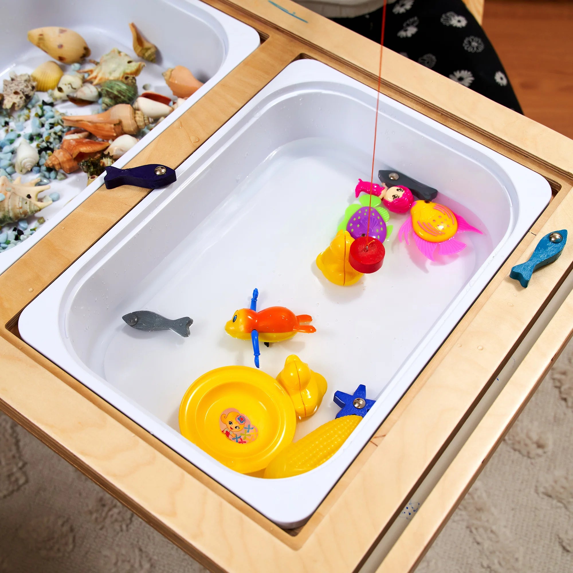 Montessori Ahşap Aktivite Masası – Huş Ağacı