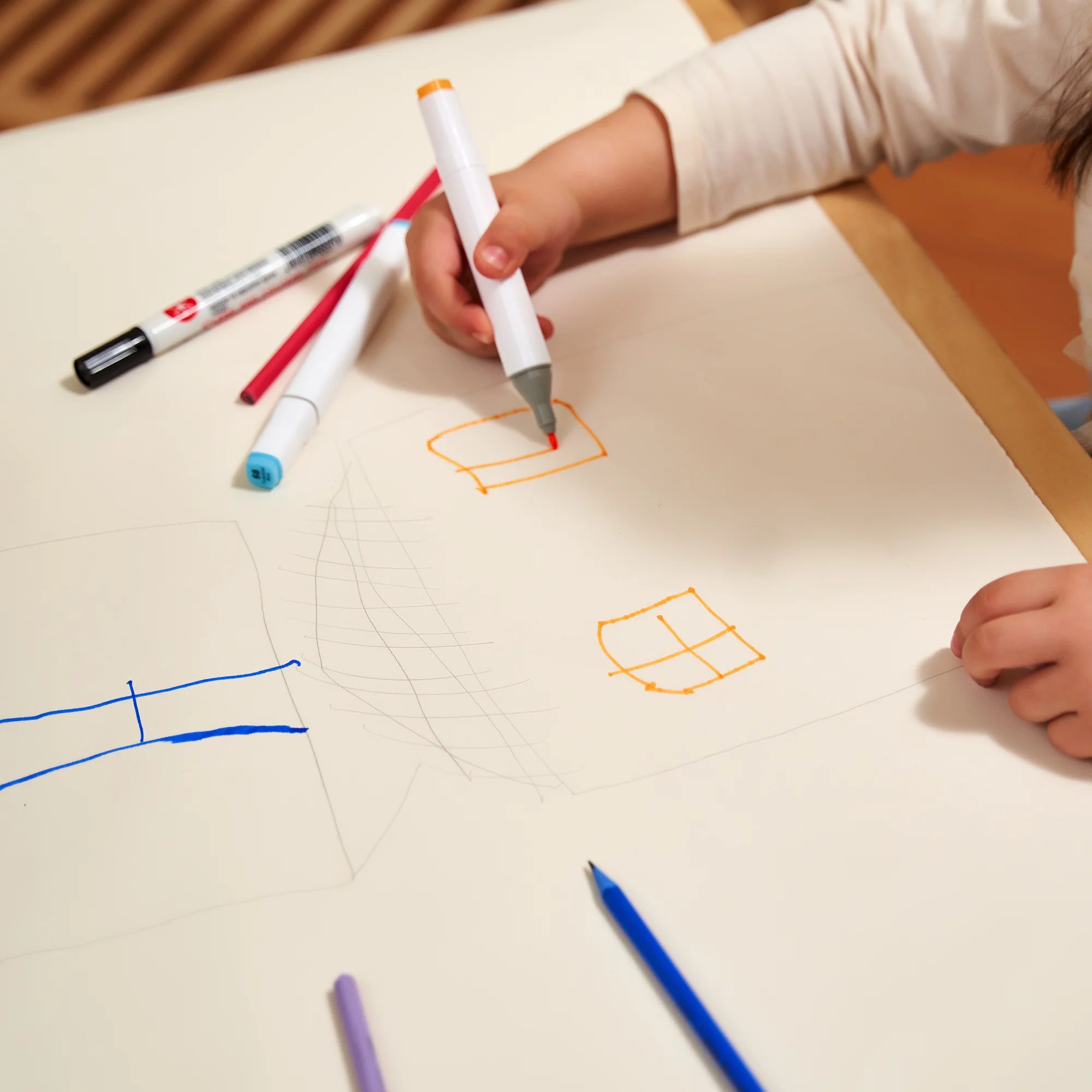 Montessori Ahşap Aktivite Masası – Huş Ağacı