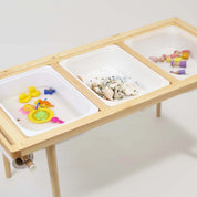 Montessori Ahşap Aktivite Masası – Çam Ağacı