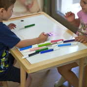 Montessori Ahşap Aktivite Masası – Çam Ağacı