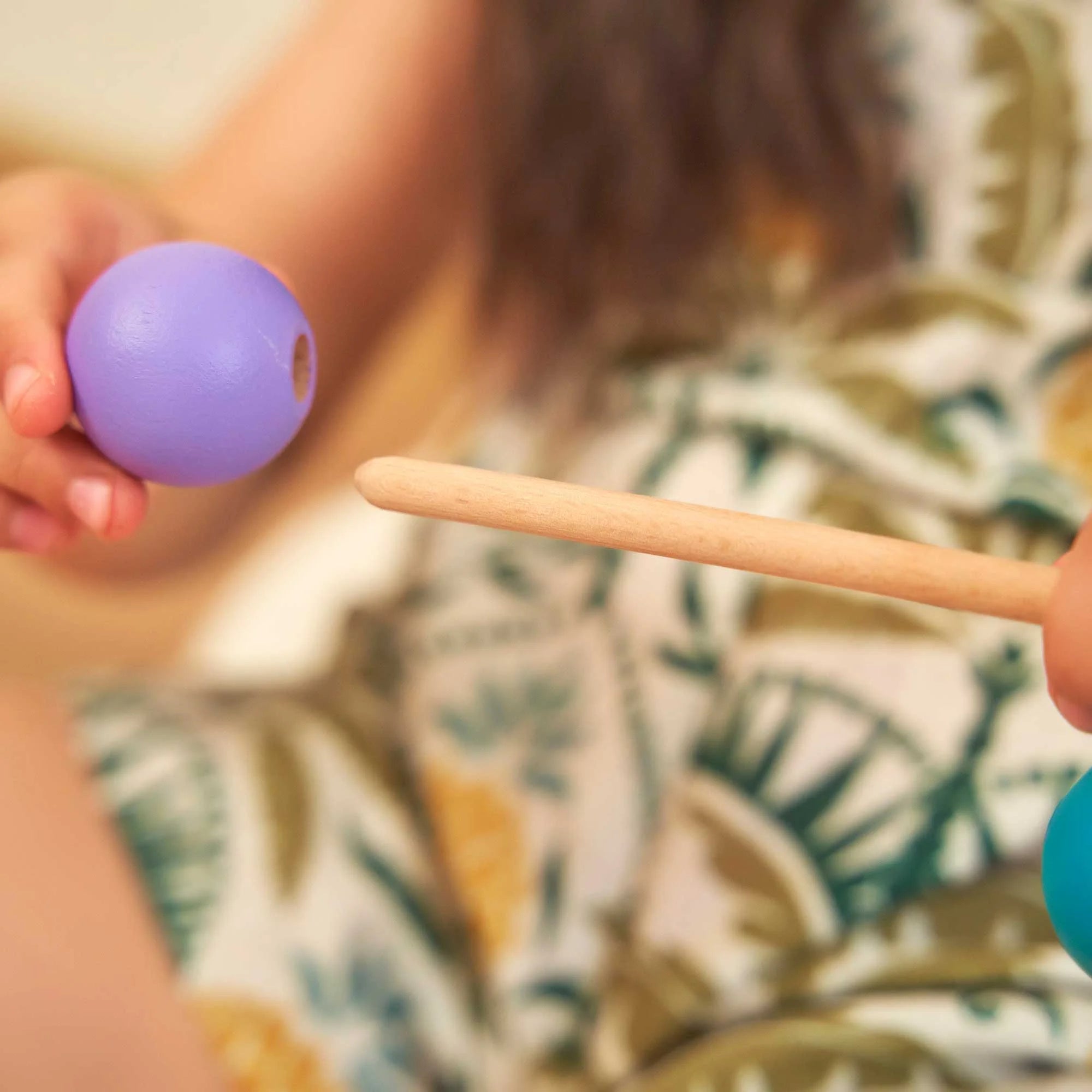 Montessori Ahşap Boncuk Dizme & İp Geçirme Oyunu