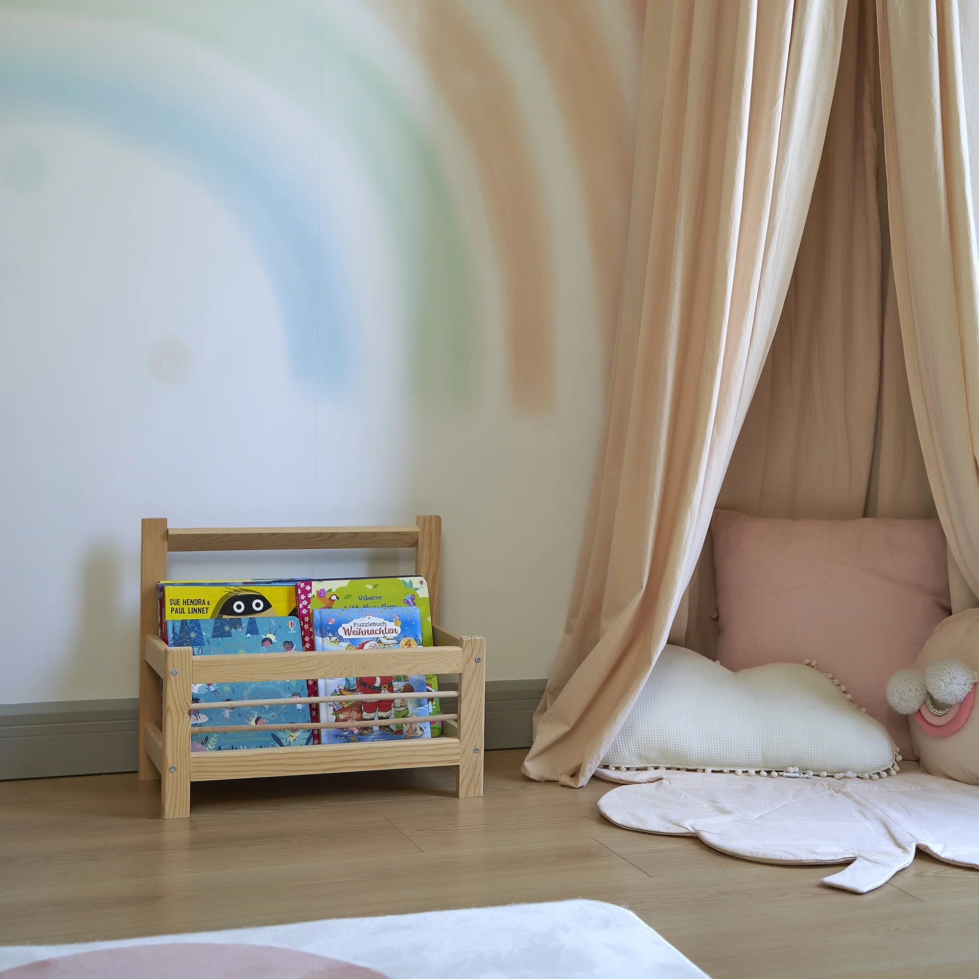 Montessori Çubuklu Yer Kitaplığı