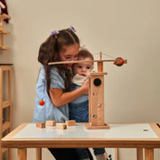 Montessori Manyetik Ahşap Vinç