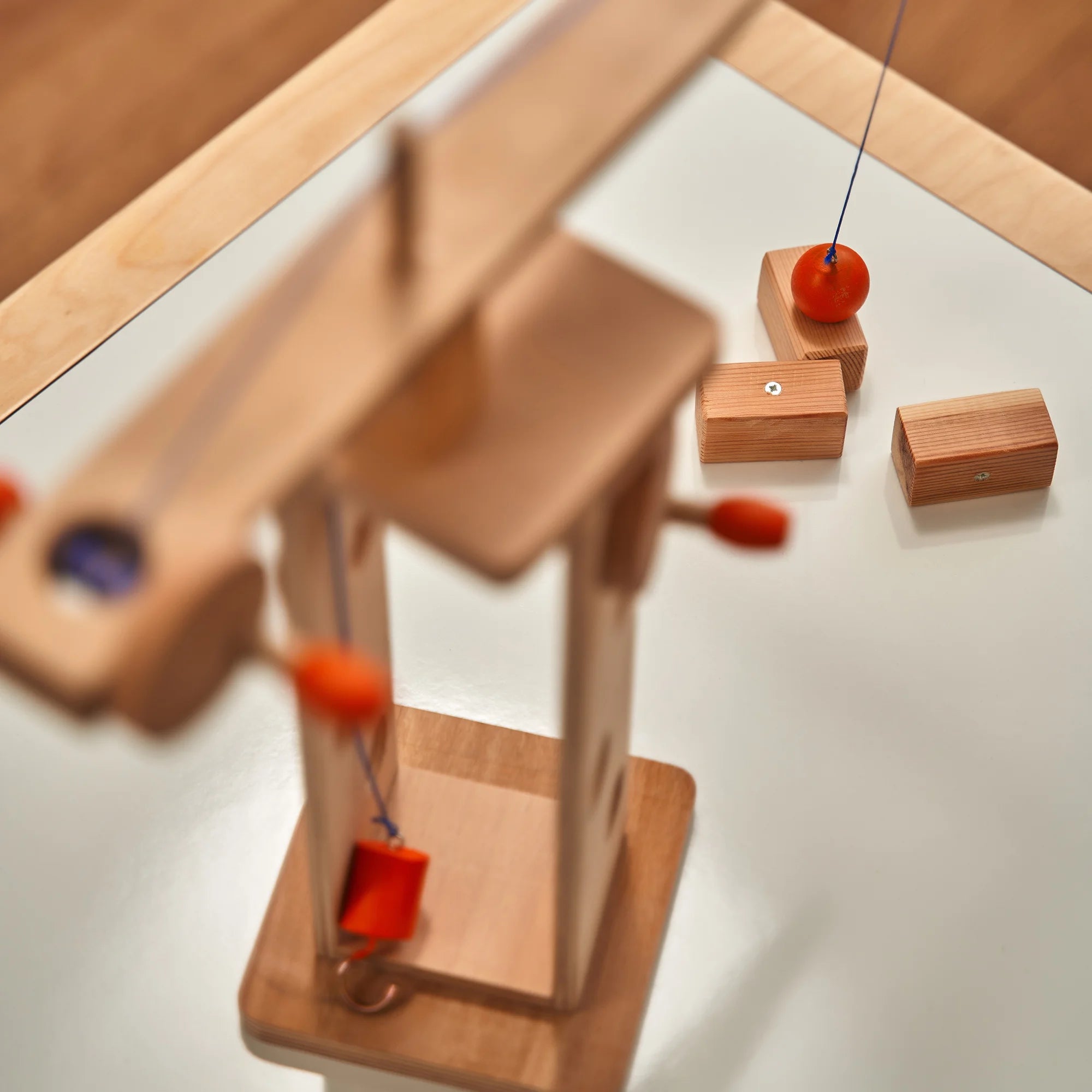 Montessori Manyetik Ahşap Vinç