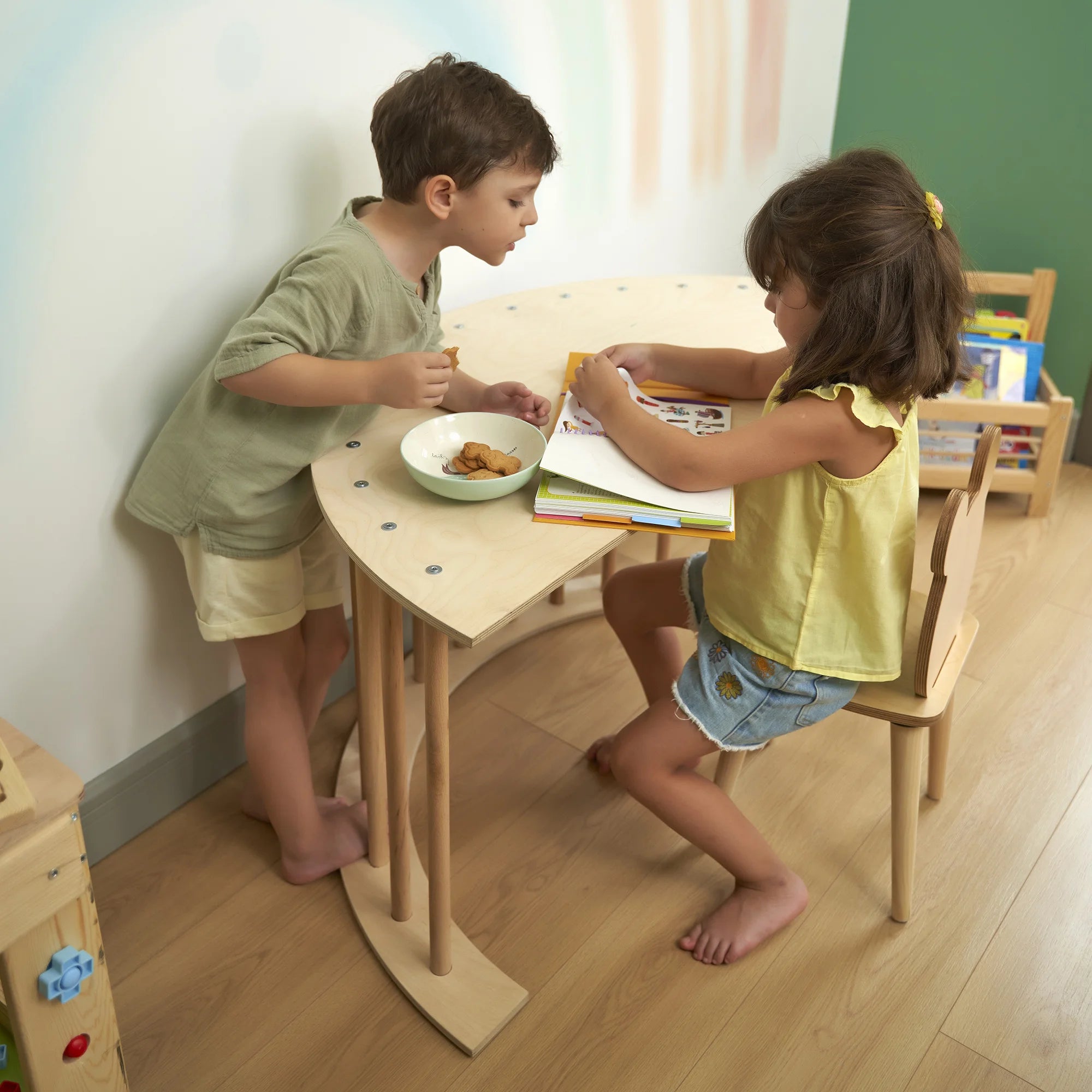 Montessori Pikler Halkası + Minderli – 6’sı 1 Arada Eğitici Oyun Seti