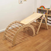 Montessori Üçlü Pikler Seti (Çift Taraflı Kaydıraklı)