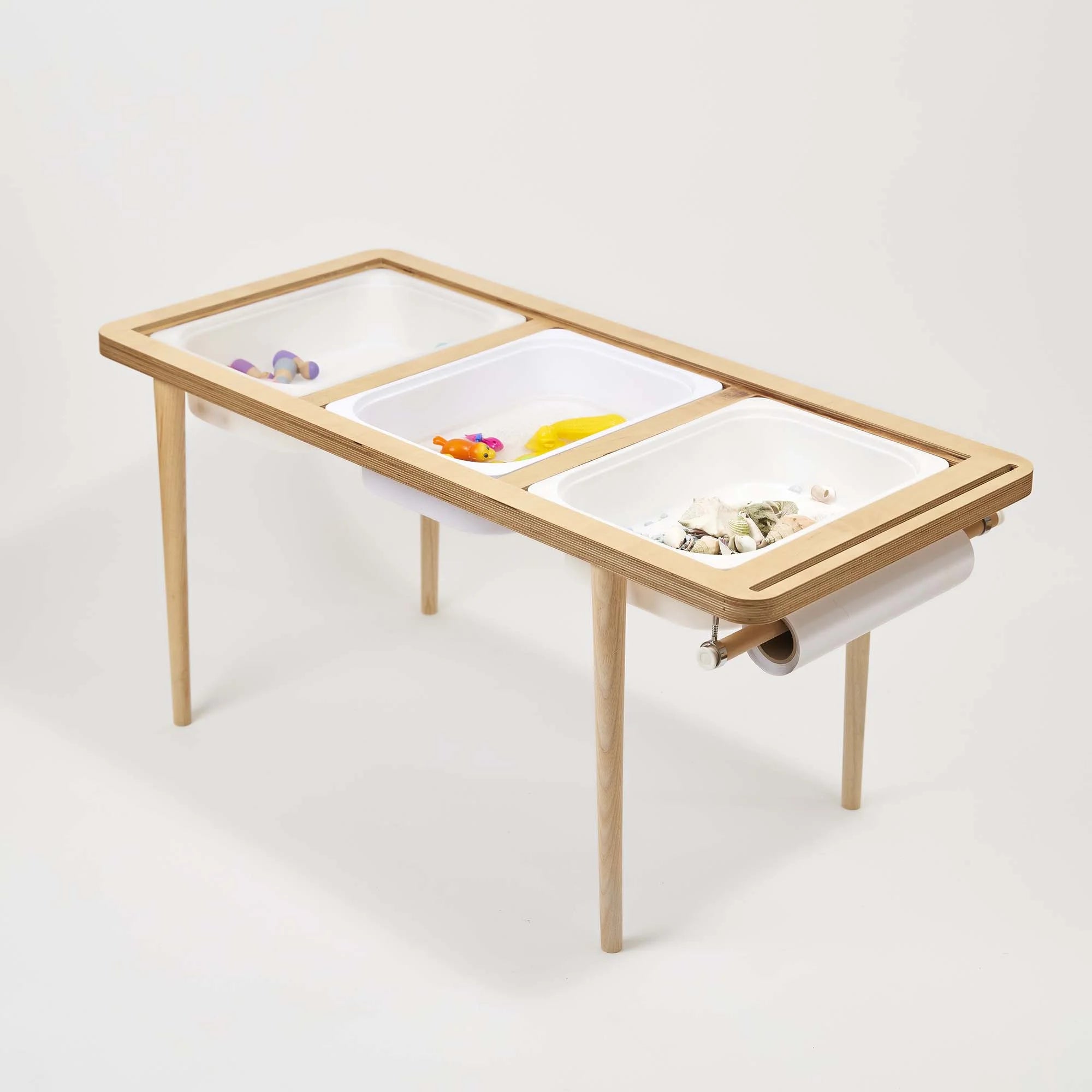 Montessori Ahşap Aktivite Masası – Huş Ağacı