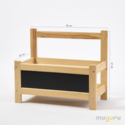 Ahşap Kara Tahta Kitaplık