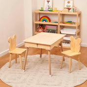 Ahşap Montessori Ayaklı Kum Masası (Kinetik Kum Hediyeli)