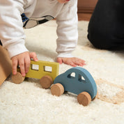 Ahşap Vosvos Oyuncak (Mavi)