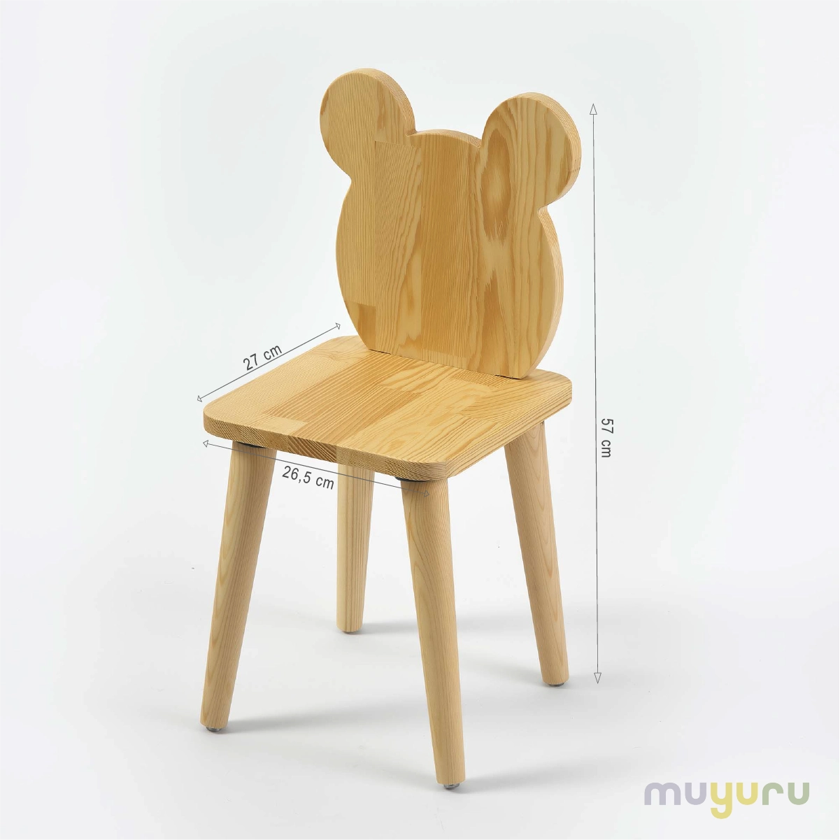 Çam Ağacı Çocuk Sandalyesi