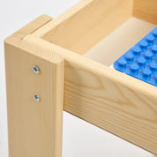 Kapaklı Montessori Aktivite Masası (Çam) – Duplo