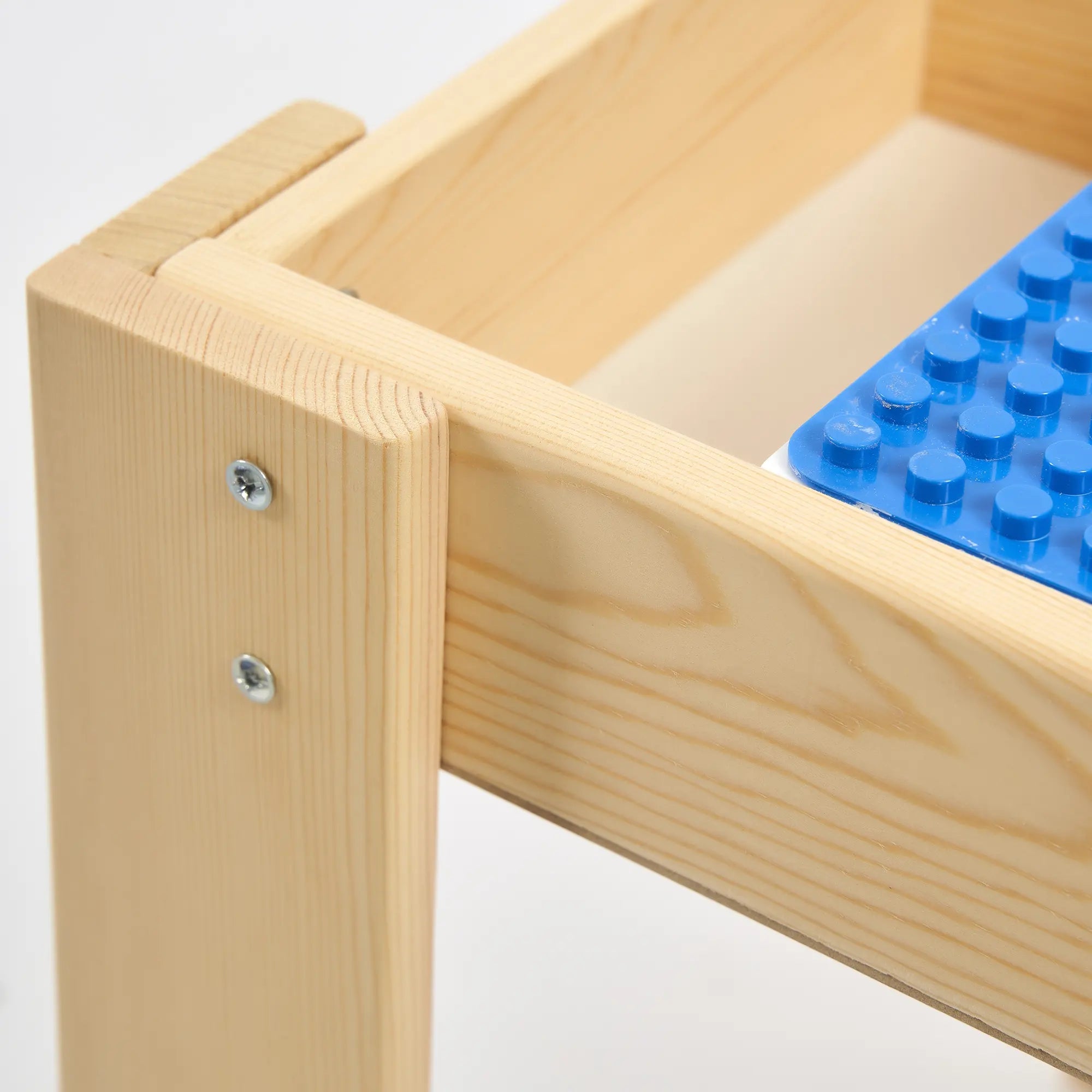 Kapaklı Montessori Aktivite Masası (Çam) – Duplo