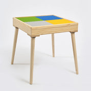 Açılır Kapanır Ahşap Aktivite Masası (Büyük Blok Uyumlu)