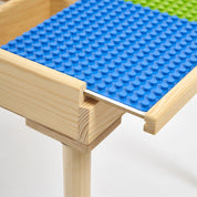 Açılır Kapanır Ahşap Aktivite Masası (Büyük Blok Uyumlu)