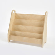 Geniş Hacimli Montessori Kitaplık (3 Raflı) – Doğal Kayın