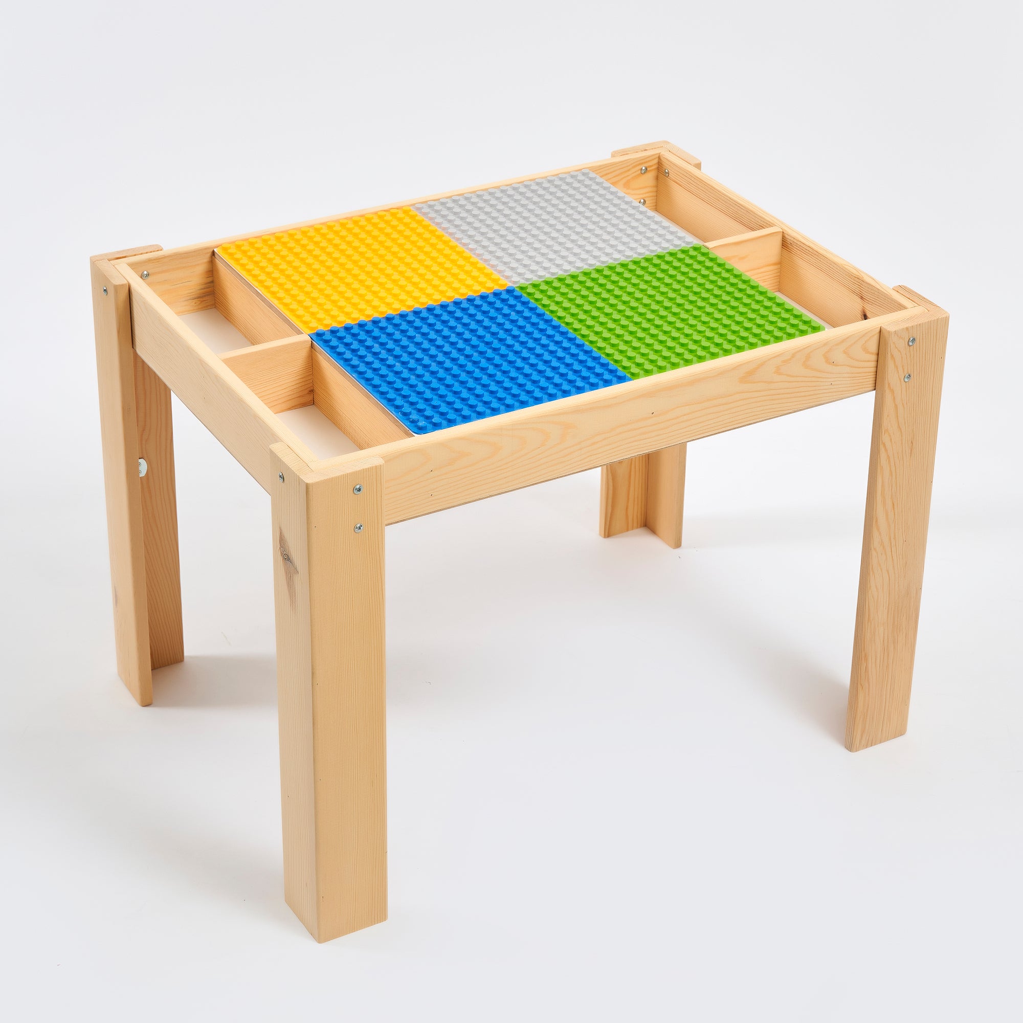 6'sı 1 Arada Montessori Aktivite Masası | Kum, Su, Yapı Blokları & Sanat