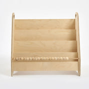 Montessori Abaküslü Ahşap Kitaplık (3 Raflı)