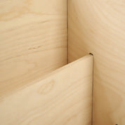 Montessori Abaküslü Ahşap Kitaplık (3 Raflı)