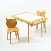 Montessori Ahşap Aktivite Masası – Çam Ağacı