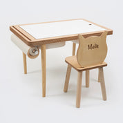 Montessori Ahşap Aktivite Masası – Huş Ağacı