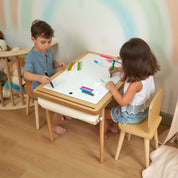 Montessori Ahşap Aktivite Masası – Huş Ağacı