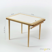 Montessori Ahşap Aktivite Masası – Huş Ağacı