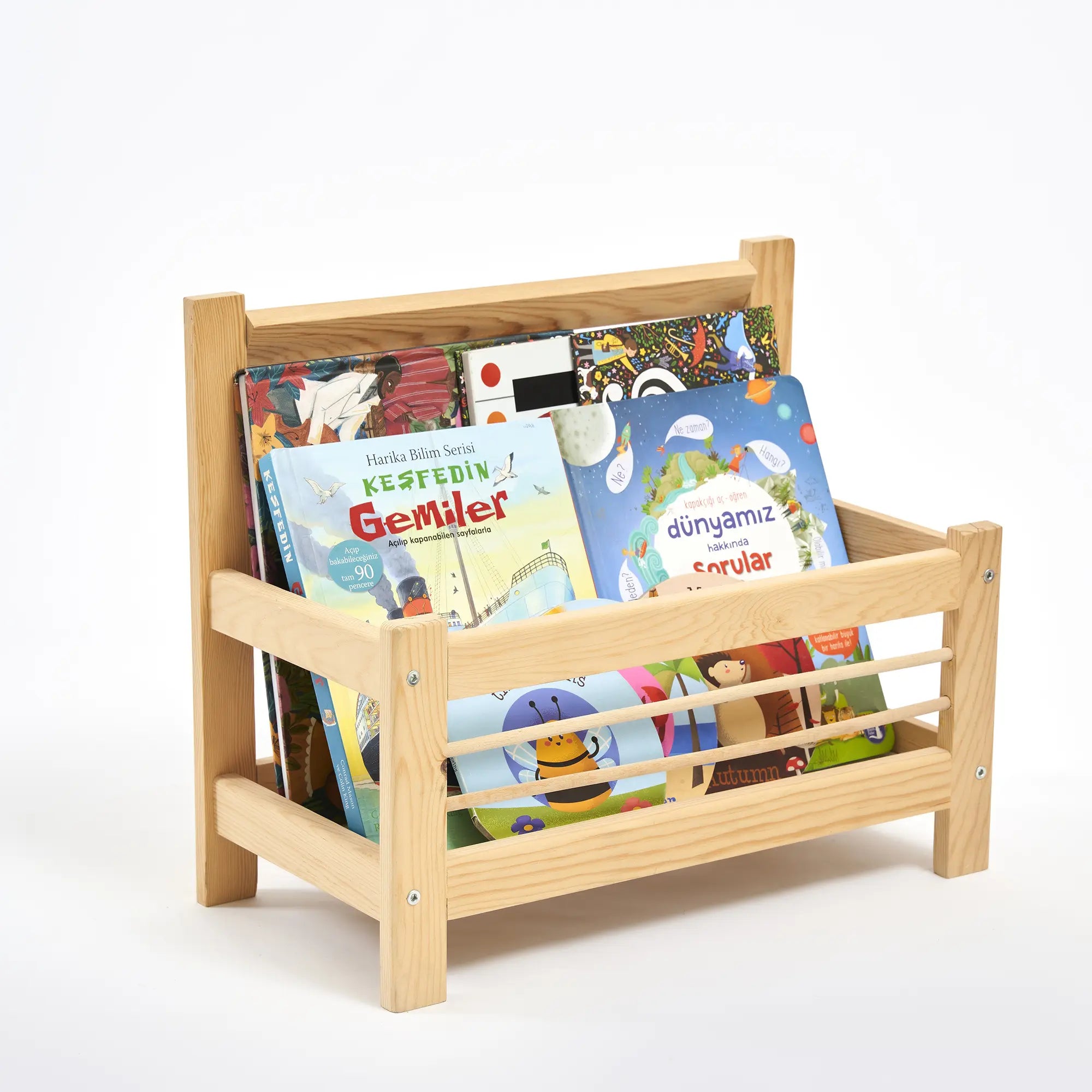 Montessori Çubuklu Yer Kitaplığı