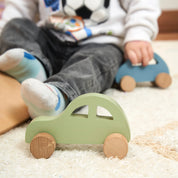 Ahşap Klasik Araba Oyuncak (Yeşil)