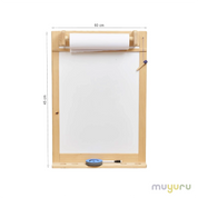 Rulo Kağıtlı Ahşap Yazı Tahtası – Duvara Asmalı