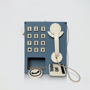 Ahşap Oyuncak Vintage Telefon