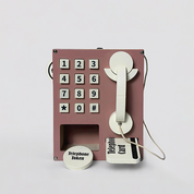 Ahşap Oyuncak Vintage Telefon