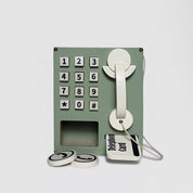 Ahşap Oyuncak Vintage Telefon
