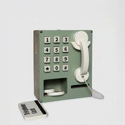 Ahşap Oyuncak Vintage Telefon