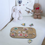 Sıcak Bir Yeni Yıl Puzzle (Mdf)