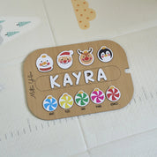 Yeni Yıl Ağacı Süslemeli Puzzle (Mdf)