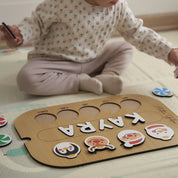 Yeni Yıl Ağacı Süslemeli Puzzle (Mdf)