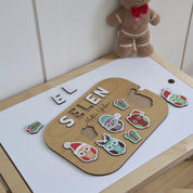 Baykuş Desenli Yeni Yıl Puzzle (Mdf)