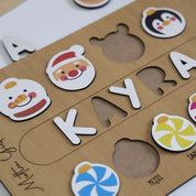 Yeni Yıl Ağacı Süslemeli Puzzle (Mdf)