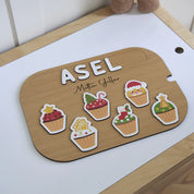 Kapkek Desenli Yeni Yıl Puzzle (Mdf)