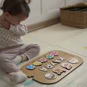 Yeni Yıl Ağacı Süslemeli Puzzle (Mdf)