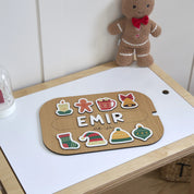 Sıcak Bir Yeni Yıl Puzzle (Mdf)